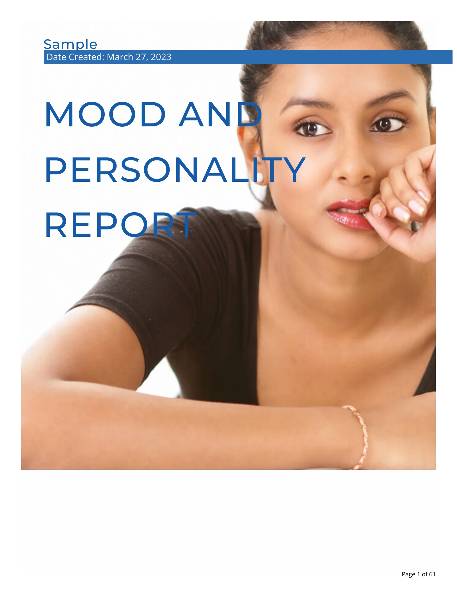 DNA testing results that affect mood and personality